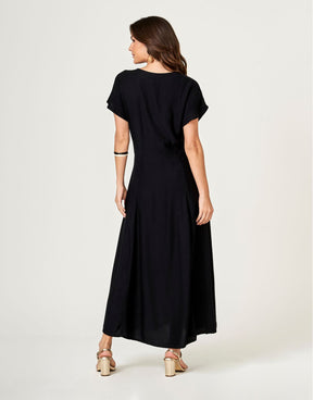 Vestido Analu New Longo - Preto