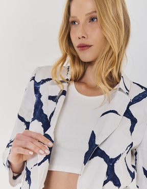 conjunto Estampado Tie Dye Blue - Off White